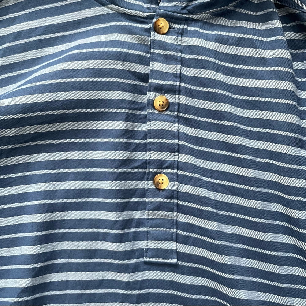 Vineyard Vines Andros Stripe Pullover Hoodie in Moonshine - Picture 3 of 7